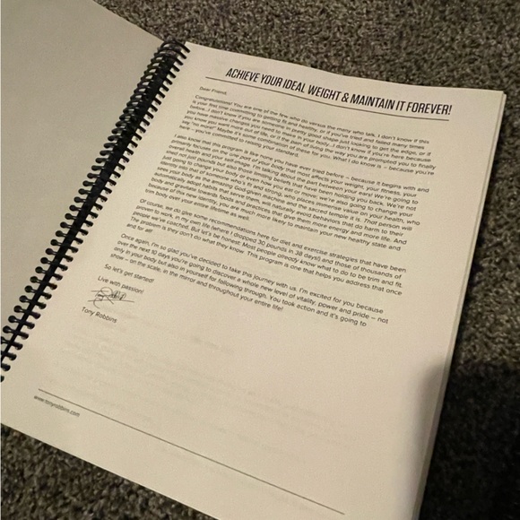 Tony Robbins workbooks course - Picture 4 of 4